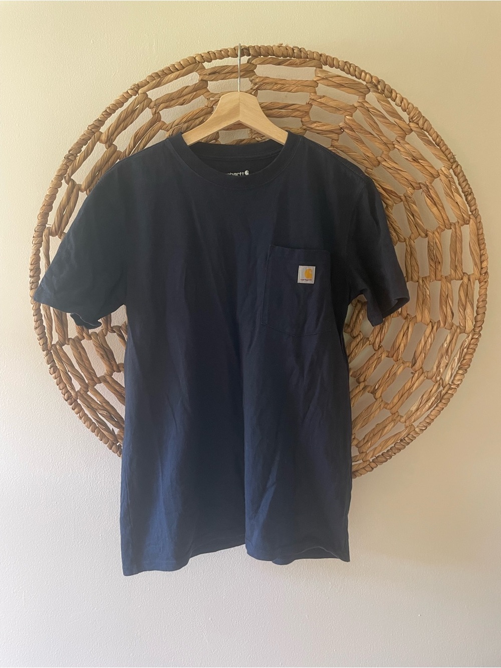 Carhartt Navy Loose Fit Crewneck Tee